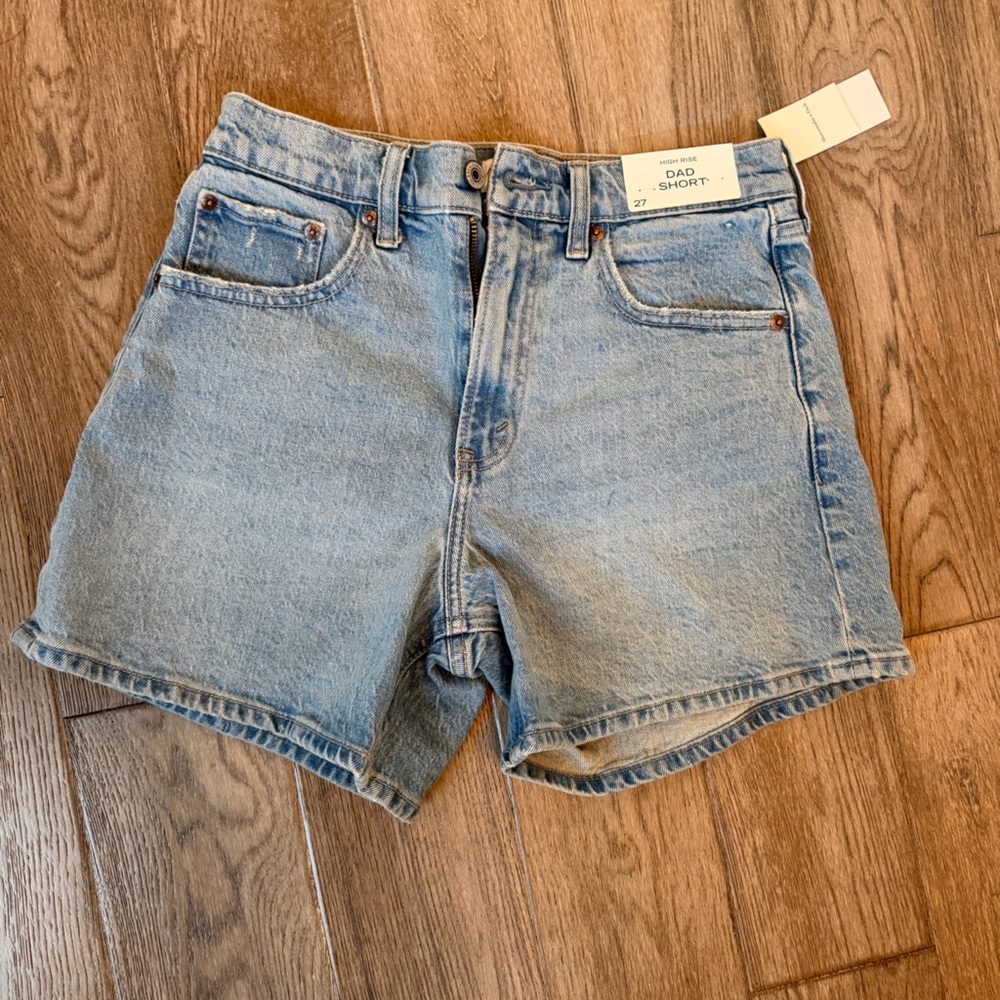 Abercrombie & Fitch Light Blue Jean Shorts